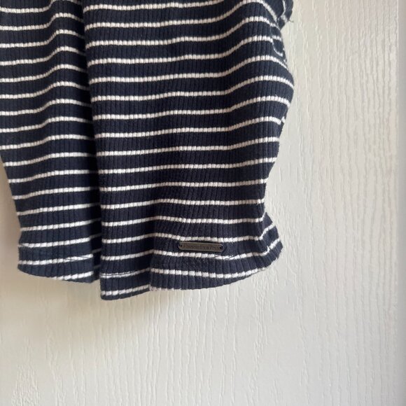 Abercrombie & Fitch striped high neck crop top - Picture 3 of 4